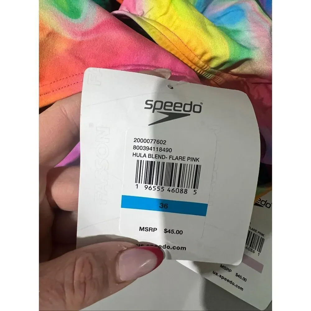 Speedo Pride Swimsuit Brief Endurance+ The One Competitive Hula Blend Size 36